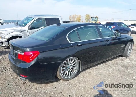 2011 BMW 750Li xDrive из США, поврежденный, VIN WBAKC8C59BC434177